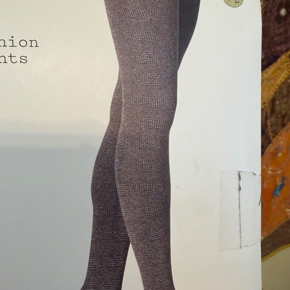 NWT A New Day Women's Fashion Tights Stockings Ebony Black M/L Office Career - Picture 4 of 6
